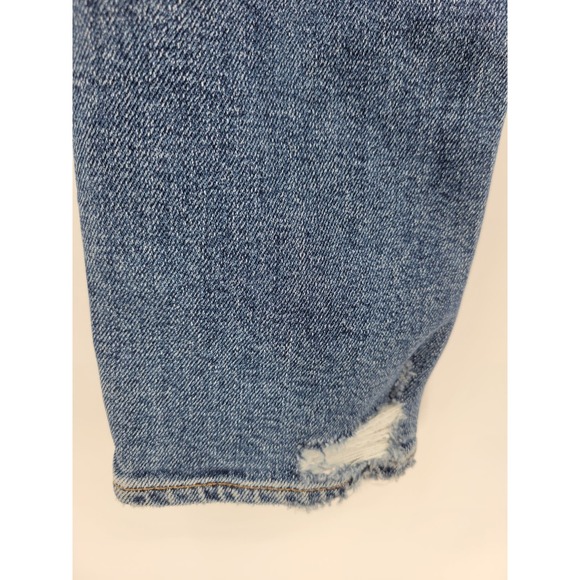 Agolde 29 Nico Slim Fit Straight Jeans Pants High Rise Betray Blue - Picture 6 of 10